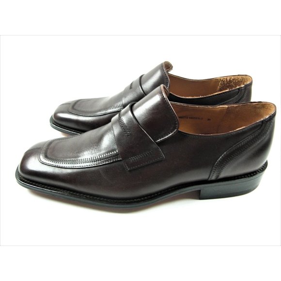 Kenneth Cole Mens Penny Loafer Brown Size 11M Dress Shoes New